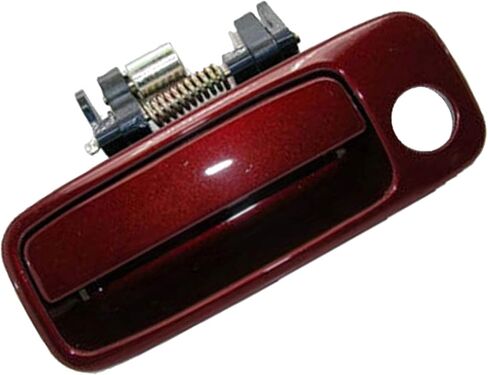 Compatible with Toyota 1997-2001 Camry Burgundy 3N6 Outside Outer Door Handle Front Left Driver Side 97 98 99 00 01 in Kuwait