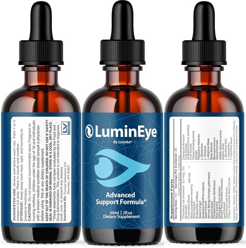 LuminEye Drops - Official Lumin Eye Drops Daily Eye Health Advanced Support Premium Formula, LuminEyesDrops All Natural Supplement Liquid for Overall Health & Wellness, 1 Bottle for 1 Month in Saudi Arabia