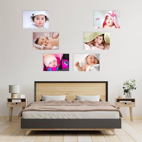 Giant Innovative Set of 6 Cute baby Poster for Pregnant Women Room Decor, GI01 Multicolour, 12 x 18 Inch- BIG Size in Saudi Arabia