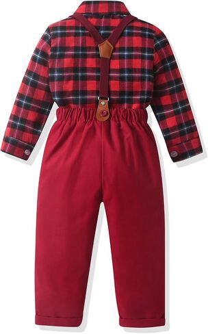 Baby Boy Wedding Dress Suits Formal Baby Boy Outfits Gentleman Clothes Toddler Boys Suit Shirt,Pants,Bow Tie in Saudi Arabia