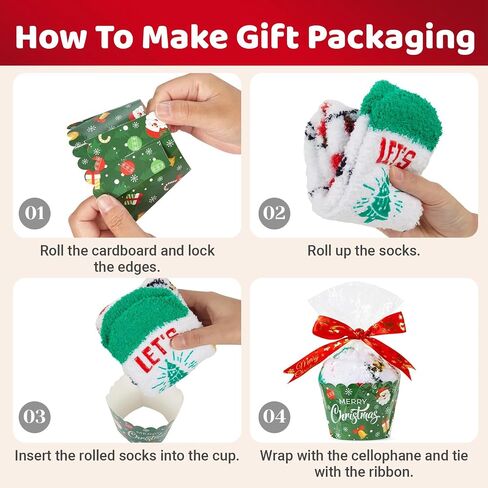 HAPPYPOP Christmas Gift Ideas Socks for Girls - Elf Light Up Socks for 4-9 Years Old Kid Boys, Stocking Stuffers in Saudi Arabia