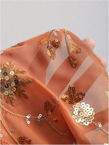Women's Sparkly Sequin Embroidered Boho Halter Tops Wrap Open Back Sheer Mesh Crop Summer Top in Saudi Arabia