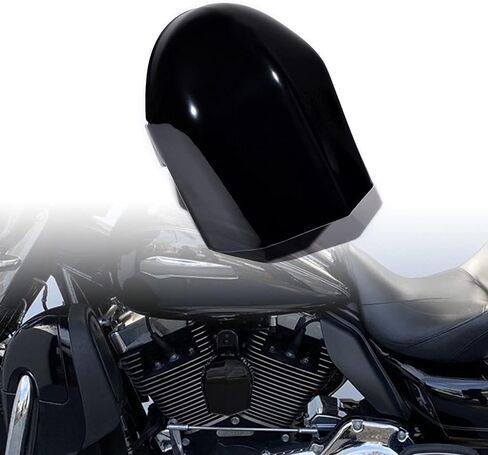 غطاء قرن البليت الأسود من AstraDepot متوافق مع 1993-2018 Harley Touring Electra Road King Street Glide FLT FLH Stock Horn in Kuwait