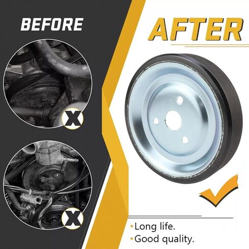 11517619020 Engine Water Pump Pulley For 2007-2016 Mini Cooper R55 R60 R58 R56 R57 R61 R59 Replace# 11517545958 11517571012 V202322 502639 62102466 P225007 300152 VD1150 PC0023 BCP16700 in Saudi Arabia