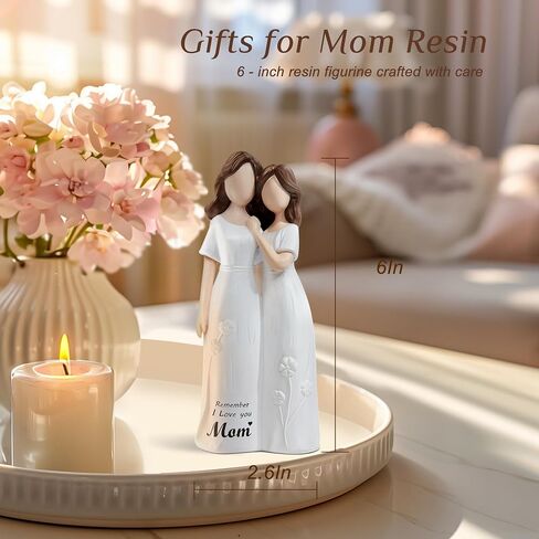 Mom Birthday Gifts from Daughter - Mom Gifts, Mother Birthdays Gift, Mothers Day Christmas Thanksgiving Birthdays Gift for Moms, Moms Sculpted Hand-Painted Figurine in Saudi Arabia