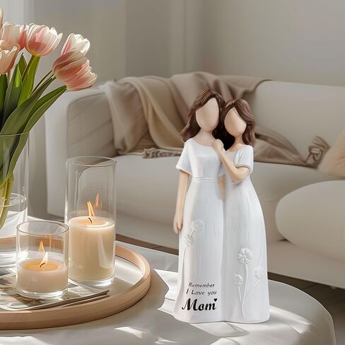 Mom Birthday Gifts from Daughter - Mom Gifts, Mother Birthdays Gift, Mothers Day Christmas Thanksgiving Birthdays Gift for Moms, Moms Sculpted Hand-Painted Figurine in Saudi Arabia