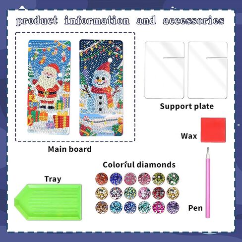 Diamond Painting kits Phone Holder & On The Back is A Diamond Art Mirror, 5D Crystal Rhinestone Diamond Art Craft Kit Gift for Adult/Womans (2 Pack, Magnolia/Peony) in Kuwait