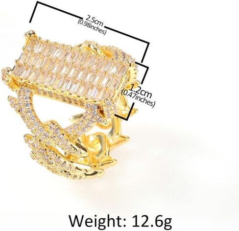14K Gold Thorn Moissanite Ring, Inspirational Gift for Overcoming Life's Challenges and Gift for Him in Kuwait