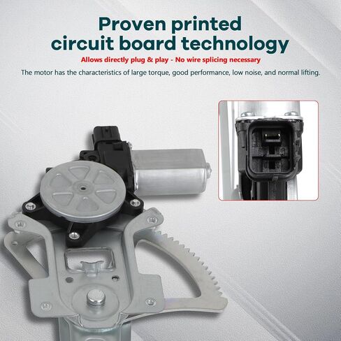 FINDAUTO Power Window Regulator Front Left Driver Side fit for 2002-2007 for Saturn Vue 748-566 Window Regulator and Motor Assembly with Motor in Kuwait