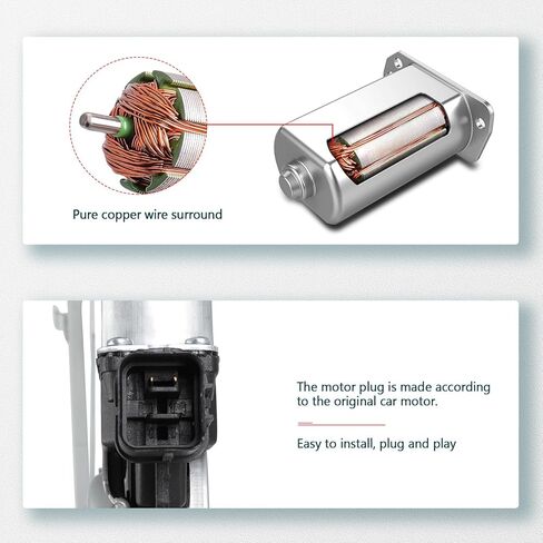 FINDAUTO Power Window Regulator Front Left Driver Side fit for 2002-2007 for Saturn Vue 748-566 Window Regulator and Motor Assembly with Motor in Kuwait