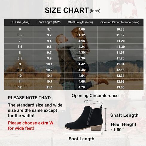 Women's Ankle Boots, Casual Round Toe Low Heel Zip Short Booties | Comfortable city dressy booties, functional inner zipper, decorative outer zip, for office, travel, jeans and dresses in Saudi Arabia