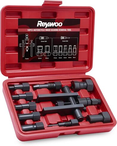Motorcycle Wheel Bearing Puller Tool Kit Compatible with Most Harley Davison Motorcycles from 2000, Wheel Bearing Removal and Installation Tool for 3/4" 1" 25mm Bearings in Saudi Arabia