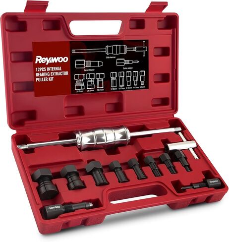 مجموعة أدوات سحب محمل عجلة الدراجة النارية متوافقة مع معظم الدراجات النارية Harley Davison من عام 2000، أداة إزالة وتركيب محمل العجلة لمحامل 3/4 بوصة 1 بوصة 25 مم in Kuwait