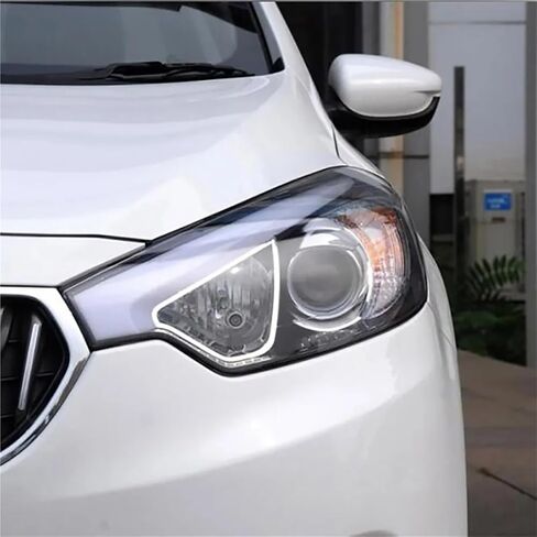 متوافق مع Kia K3 2013 2014 2015 النسخة المحلية غطاء المصباح الشفاف للمصابيح الأمامية عدسة قذيفة استبدال عاكس الضوء الأصلي (زوج) in Saudi Arabia
