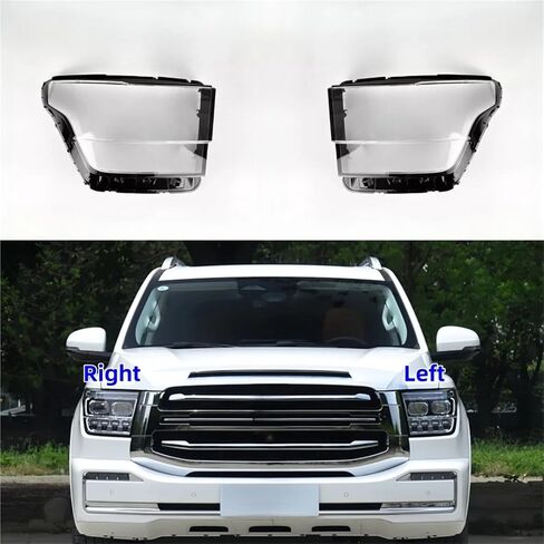 Compatible For Great Wall Tank 500 2022 2023 Headlight Shell Headlamp Transparent Lampshade Cover Lens Auto Replacement Parts(1PCS Right Side) in Saudi Arabia