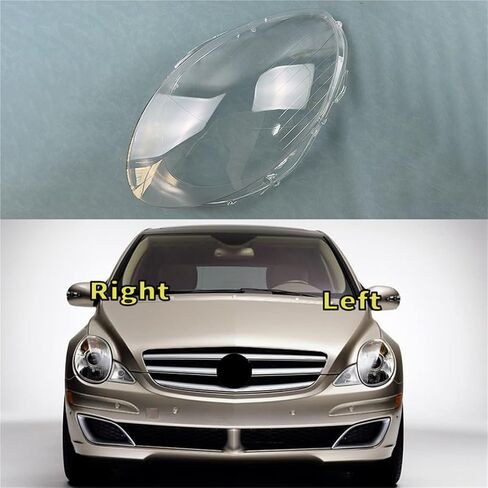 Compatible for-Benz W251 R350 R500 2006 2007 2008 Headlight Shell Transparent Lampshade Headlamp Lamp Cover Auto Replacement Parts(Right) in Saudi Arabia