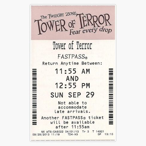 ملصق فينيل مغناطيسي لبرج الإرهاب Fastpass من الفينيل مغناطيسي مقاس 5 بوصة in Saudi Arabia