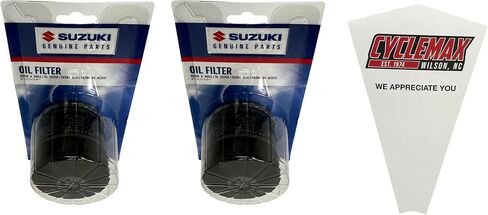 Two Pack compatible with Suzuki Oil Filter 16510-07J00 Contains Two Filters and a Funnel in Saudi Arabia