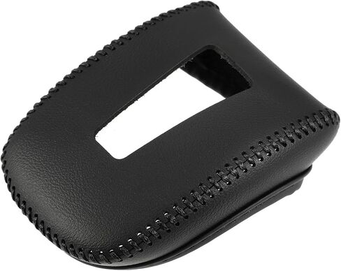 ACROPIX Gear Shifting Knob Cover Automatic Transmission Lever Trim for Mitsubishi Outlander PHEV GN0W GN Series 2022-2023 Faux Leather Black Car Parts in Saudi Arabia