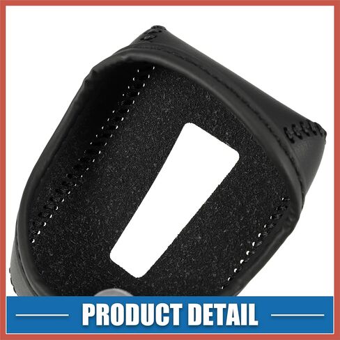 ACROPIX Gear Shifting Knob Cover Automatic Transmission Lever Trim for Mitsubishi Outlander PHEV GN0W GN Series 2022-2023 Faux Leather Black Car Parts in Saudi Arabia