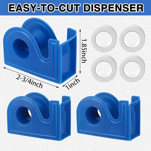 Geiserailie 8 Rolls Paper Tape Medical 1 Inch x 10 Yard Micropore Surgical Tape with 2 Dispenser for Wound Care in Saudi Arabia