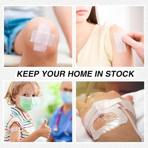 Geiserailie 8 Rolls Paper Tape Medical 1 Inch x 10 Yard Micropore Surgical Tape with 2 Dispenser for Wound Care in Saudi Arabia