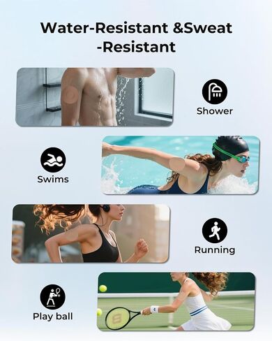 أغطية مستشعر Libre 3 مقاومة للماء - 20 قطعة من أغطية المستشعرات لـ Libre 3، رقع لاصقة لـ CGM، دعم مع علامة تبويب سهلة التقشير لمدة 10-14 يومًا، غطاء كامل بدون غراء في المنتصف (عاري) in Kuwait
