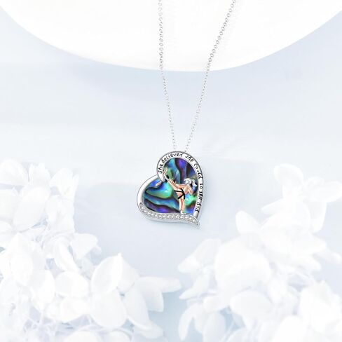 Karate/Boxing/Horse/Basketball/Skating/Soccer/Volleyball Necklace for Women Sterling Silver Heart Necklace Sport Jewelry for Women in Saudi Arabia