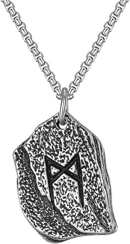 Witches Knot/Viking Rune Mannaz/Pentagram Necklace Amulet Pendant Jewelry Gifts for Women Men in Kuwait