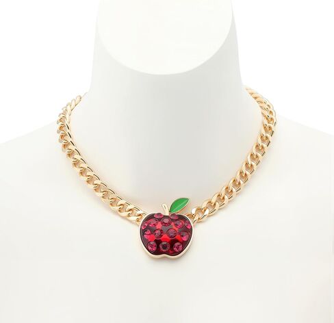 قلادة Betsey Johnson النسائية المستقيمة بقلادة Apple in Saudi Arabia
