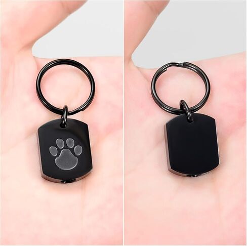 Minicremation Cremation Jewelry Urn Necklace for Ashes for Pet, Paw Print Memorial Ash Jewelry, Keepsake Pendant for Pet's Cat Dog's Ashes with Filling Kit in Saudi Arabia