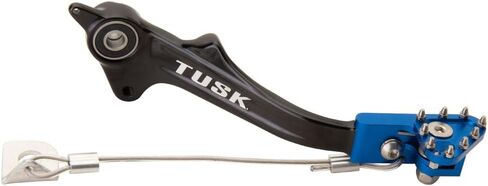 Tusk Aluminum Brake Pedal Blue Tip Compatible with Husqvarna 701 Enduro 2020-2024 in Saudi Arabia