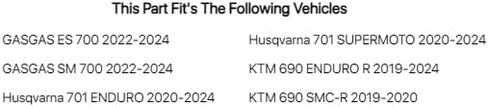 Tusk Aluminum Brake Pedal Blue Tip Compatible with Husqvarna 701 Enduro 2020-2024 in Saudi Arabia