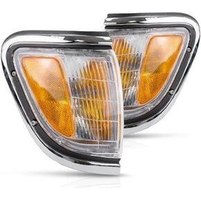 For Toyota Tacoma 4WD 1995 1996 1997 Side Marker Light Assembly Driver And Passenger Side | Pair | Chrome | TO2520143 | TO2521143 | 81620-04040 in Saudi Arabia
