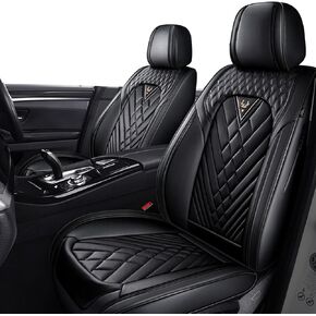 Seat Covers for Acura MDX 2000-2025,Car Seat Covers for Front and Back,Car Seat Cover Waterproof,All Weather Seat Cover(Luxury 5 Seats, Gray Black) in Kuwait