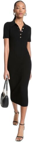Michael Kors Women's Short Sleeve Midi Polo Dress in Saudi Arabia