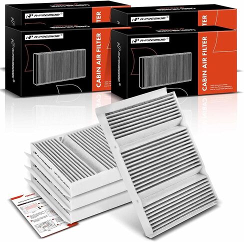 فلتر هواء كابينة A-Premium 4-PC متوافق مع مرسيدس بنز S450 2018-2020، S550 2014-2017، S550e، S560، S560e، S600، S63 AMG، S65 AMG، Maybach S550، Maybach S560، Maybach S600، Maybach S650 in Saudi Arabia