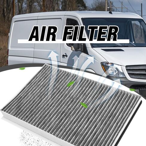 CF10436 Cabin Air Filter, Replacement for Dodge Sprinter 2500 3500 V6 3.0L 2007-2009 Replacement for Mercedes-Benz Sprinter 2500 3500 3.0L 2.1L, Replaces 90216C 9068300318 CUK3569 in Saudi Arabia