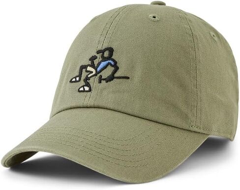 Life is Good. Jake Golf Fist Pump Chill Cap, Moss Green, One Size in Saudi Arabia