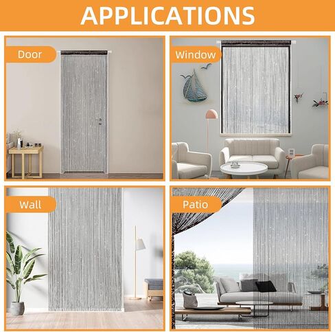 10 عبوات من ستائر سلسلة مقاس 39 × 79 بوصة للمداخل، هامش معلق لغرفة الهبي ومقسم للخصوصية وستائر مطرزة لامعة لنوافذ الباب والممرات ومدخل الحائط وحفلات غرفة النوم، بلون الشمبانيا in Kuwait