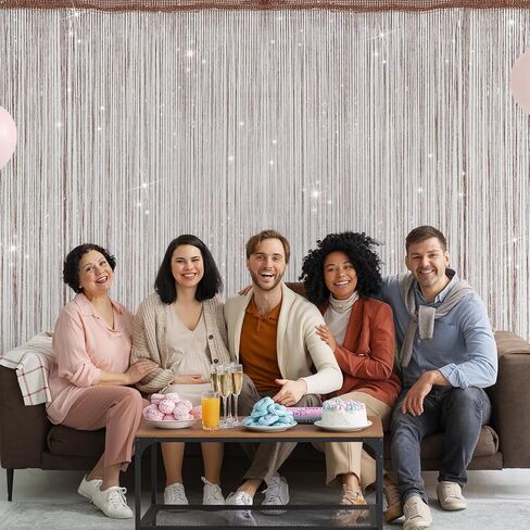 10 عبوات من ستائر سلسلة مقاس 39 × 79 بوصة للمداخل، هامش معلق لغرفة الهبي ومقسم للخصوصية وستائر مطرزة لامعة لنوافذ الباب والممرات ومدخل الحائط وحفلات غرفة النوم، بلون الشمبانيا in Kuwait