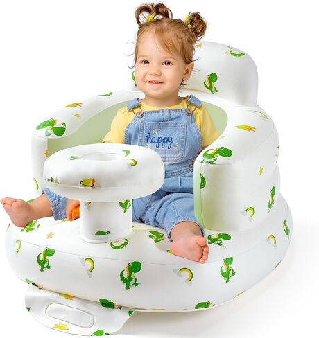 مقعد الطفل القابل للنفخ للأطفال من 3-36 أشهر ، وجلس الطفل على كرسي بني في مضخة الهواء تفجير مقعد أرضي لدعم الظهر لمدة 3 أشهر وأعلى ، ومساحة كبيرة كرسي طفل قابلة للنفخ (حماة) in Kuwait