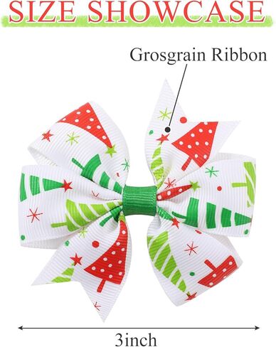 Choicbaby 3 Inches Hair Bows for Girls Pink Grosgrain Ribbon Pinwheel Hair Bows Clips Toddler Bows Hair Clips for Birthday Baby Shower Gifts 6 Pack Photo Props in Kuwait