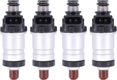 حاقن وقود 4 قطع من ApplianPar لسيارة Accord 1998-2002، Civic 1996-2000، CR-V 1998، Odyssey 1998، Integra 1996-2001، RL 1996-1998، TL 1996-1998 in Saudi Arabia