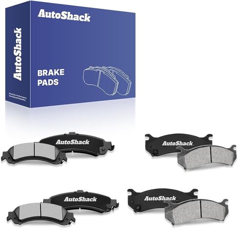 AutoShack Front & Rear Ceramic Brake Pad Set | Replacement for 2000-2006 Chevrolet Tahoe 2000-2006 GMC Yukon 2000-2006 GMC Yukon XL 1500 | 8-PC in Saudi Arabia