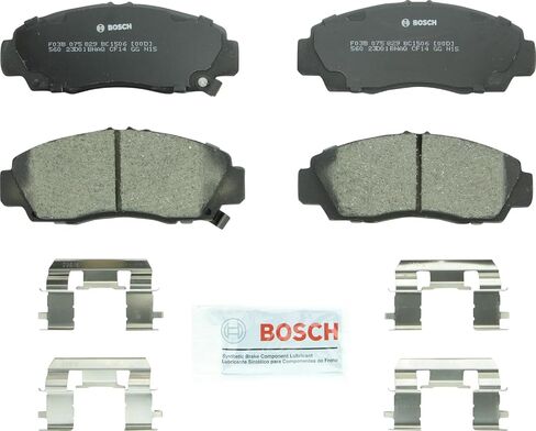 BOSCH BC1506 QuietCast Premium Ceramic Disc Brake Pad Set - Compatible with Select Acura TSX; Honda Accord; FRONT in Saudi Arabia