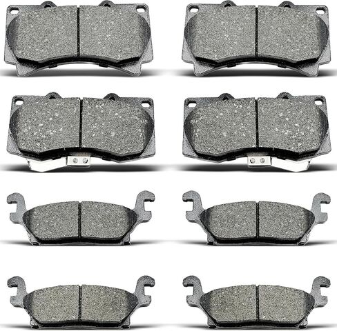 D1119 D1120 8pcs Front Rear Ceramic Brake Pads Sets Fit For 2006 2007 2008 2009 2010 For Hummer H3,2009 2010 For H3T in Saudi Arabia