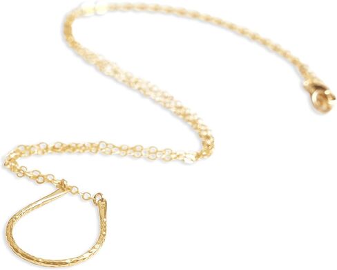 Gold or Sterling Silver Charm Holder Necklace, Pendant Holder, Family Keepsake Necklace, Add Your Own Charms, Gift for Friend Mom Grandma, Charm Organizer in Kuwait