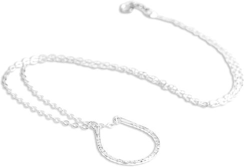 Gold or Sterling Silver Charm Holder Necklace, Pendant Holder, Family Keepsake Necklace, Add Your Own Charms, Gift for Friend Mom Grandma, Charm Organizer in Kuwait