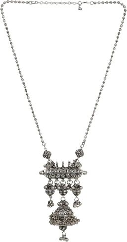 Designer Afghani Antique Oxidised Silver Indian Ethnic Boho Tribal Gypsy Long Necklace Jewelry Women in Saudi Arabia